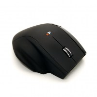 Silent Wireless Mouse Black - Double Scroll